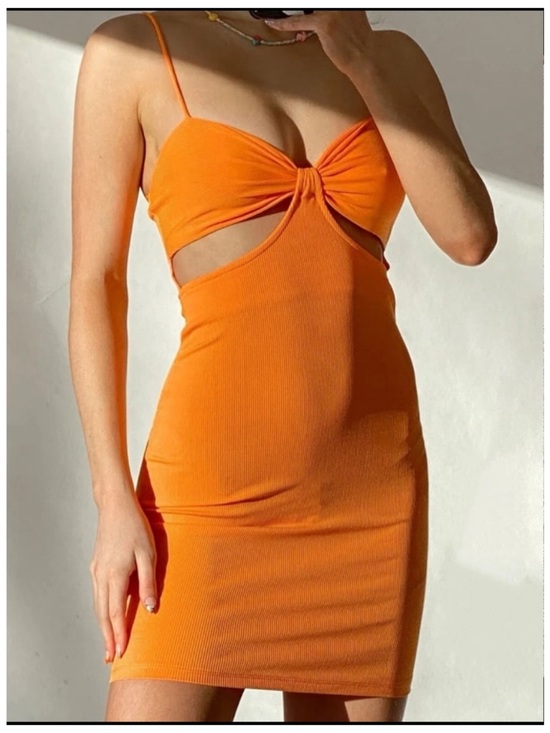 Princess Polly Dresses & Skirts - Princess Polly Marissa Mini Dress Orange Size 2